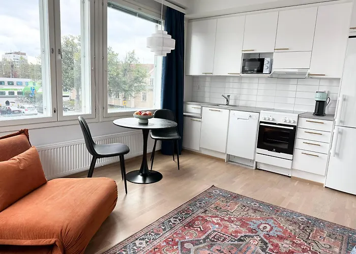 Spacious Railway Station With Sofabed For Kid Or Adult Oulu